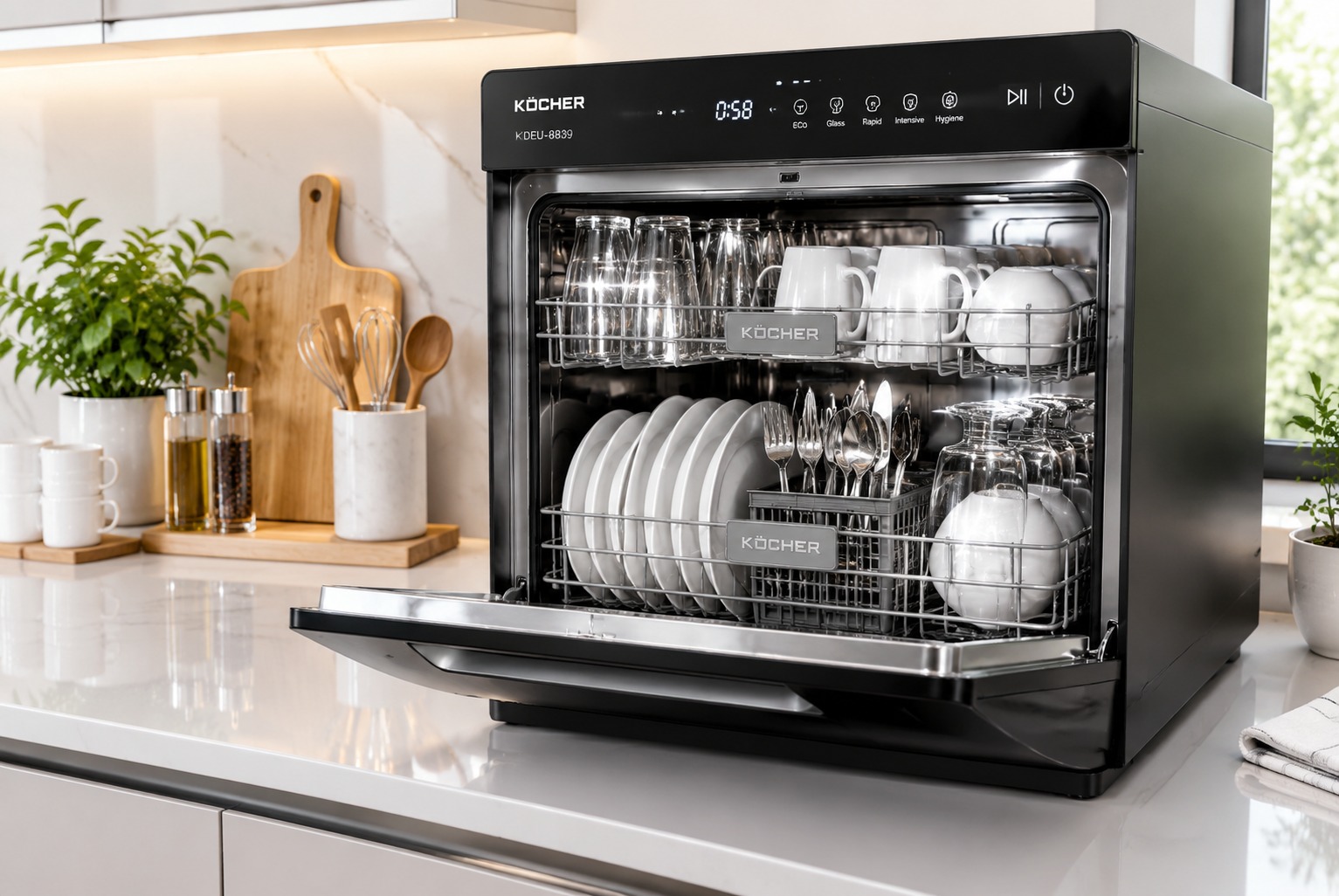 Deskrivadur resis eus an máy rửa bát kocher kdeu-8839 - image 2